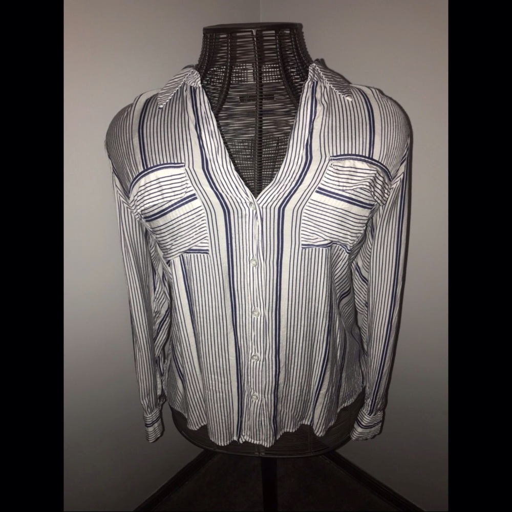 Pinstriped Blouse